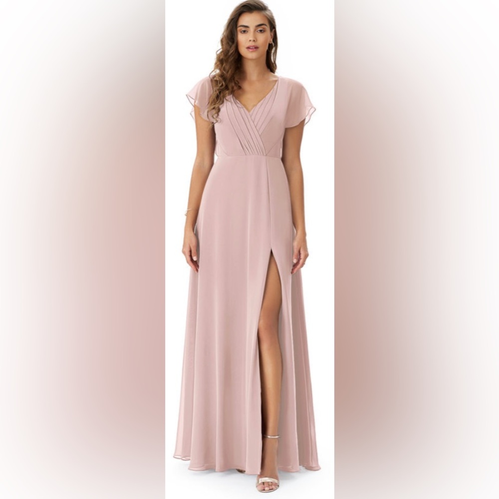 Azazie Rylee Bridesmaid Dress in Dusty Rose Size 12